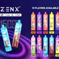 ZENX NFT 15000 Puffs Disposable Vape - 22ML(Nic 2%)
