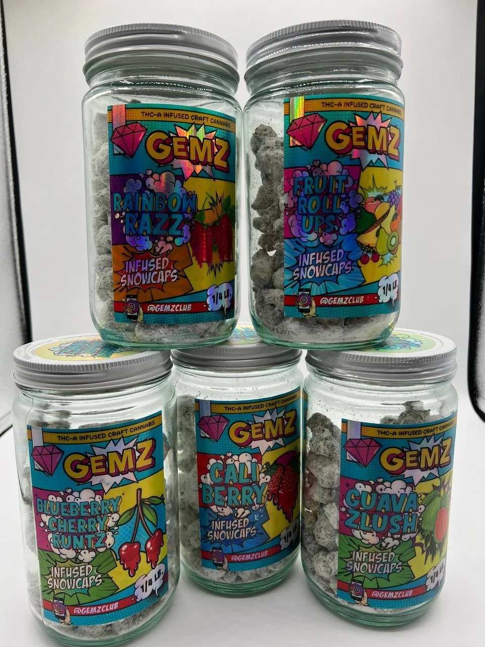 Buy Gemz Infused Snowcaps THC Flowers